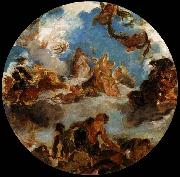 Eugene Delacroix Sketch for Peace Descends to Earth oil painting